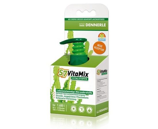 Комплекс жизненно важных мультивитаминов и микроэлементов Dennerle S7 VitaMix, 255 г (250 мл)