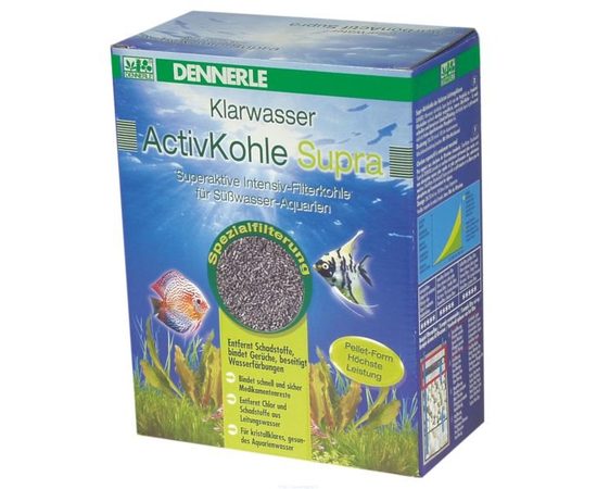 Уголь активированный Dennerle ActiveKohle Supra для аквариумов с пресной водой, 1 литр