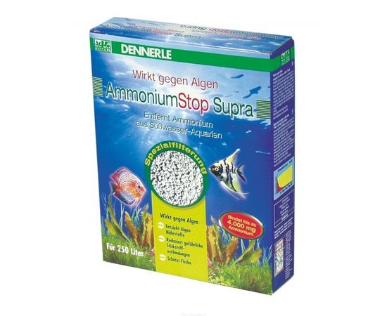 Наполнитель специальной фильтрации Dennerle AmmoniumStop Supra для удаления аммония из аквариумов с пресной водой, 500 мл.