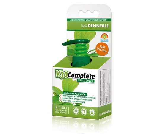 Полное комплексное удобрение для всех аквариумных растений Dennerle V30 Complete, 550 г (500 мл)
