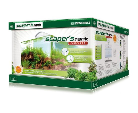 Dennerle Scaper's Tank Complete - Панорамный аквариум для акваскейпинга, 35 л, с комплектом для установки