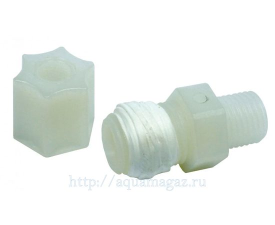 Штуцер угловой 1/8" для установок Dennerle Osmose Compact 130