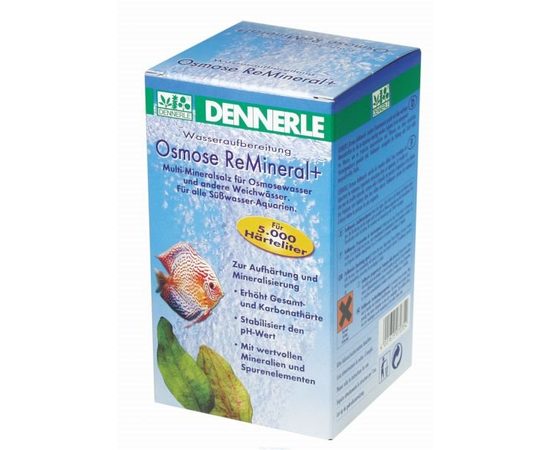 Мультиминеральная соль для осмосной воды и другой мягкой воды Dennerle Osmose ReMineral+ 250 г на 5000 л