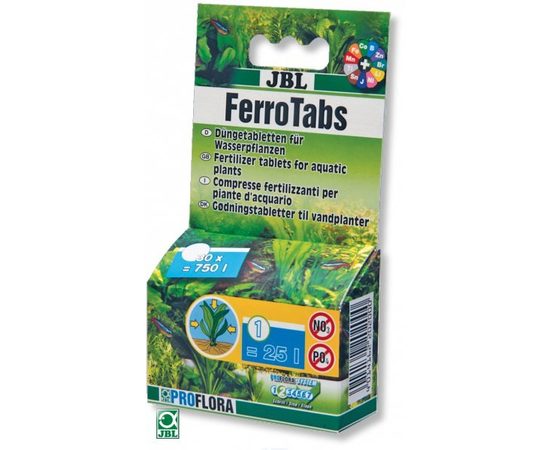 Концентрат комплексного удобрения в форме таблеток для растворения в воде JBL Ferrotabs, 30 таб.