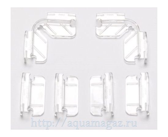 Комплект креплений для покровного стекла аквариумов Dennerle NanoCube