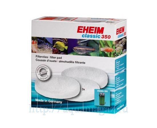 Губка для фильтра 2217 3шт белая