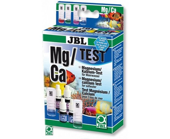 Тест для точного измерения содержания кальция и магния во всех аквариумах с морской водой JBL Magnesium Calcium Test-Set Mg Ca