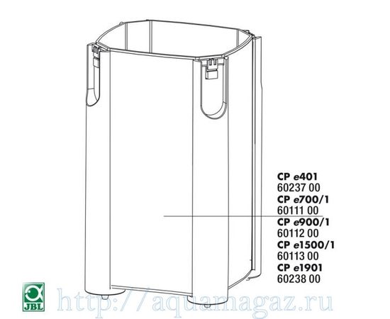 Корпус фильтра CristalProfi е JBL filter holder CPe900/1