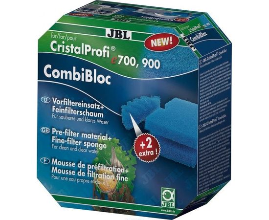 Комплект губок для предварительной, средней и тонкой механической очистки для фильтров CristalProfi е700/е900 JBL CombiBloc CP e