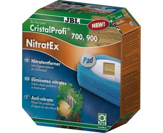 Фильтрующий материал для быстрого удаления нитратов для фильтров CristalProfi е JBL NitratEx Pad CP e700/e900