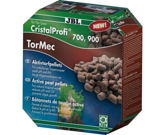 Фильтрующий материал в виде двухкомпонентных гранул торфа для фильтров CristalProfi е JBL Tormec CP e1500