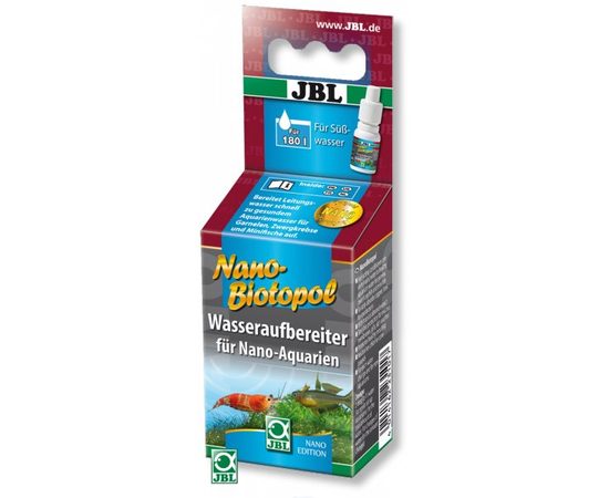 Препарат для подготовки воды в нано-аквариумах JBL NanoBiotopol, 15 мл