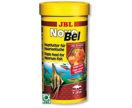 Основной корм в форме хлопьев для всех аквариумных рыб JBL NovoBel, 5,5 л 950 г