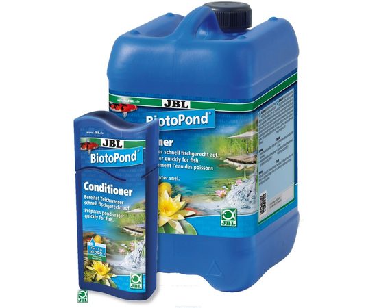 Препарат для быстрой подготовки воды в садовом пруду, 500 мл. на 10 000 литров воды JBL BiotoPond 500 мл Препарат для быстрой подготовки воды в садовом пруду, 500 мл. на 10 000 литров воды JBL BiotoPond 500 мл
