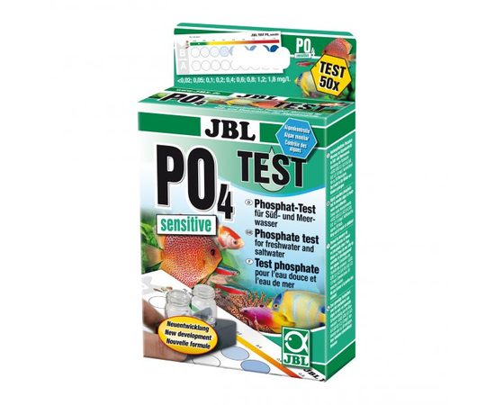 Высокочувствительный тест для определения содержания фосфатов в пресной и морской воде на 50 измерений JBL Phosphat Test-Set PO4