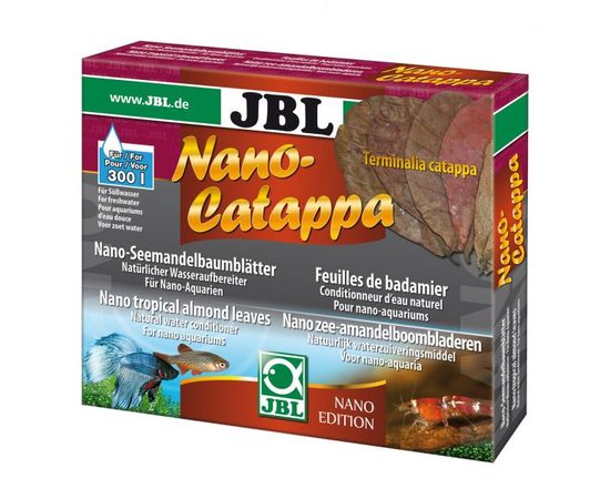 Целебные листья индийского миндаля в нано-формате JBL Nano Catappa, 10 шт.