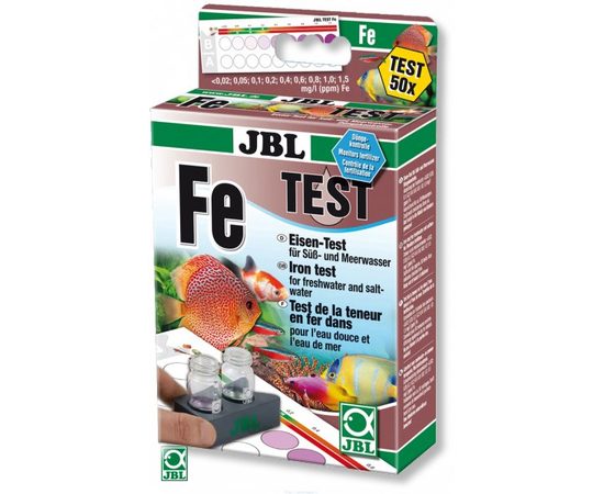 Тест для определения содержания железа в пресной и морской воде на 50 измерений JBL Fe Test Set