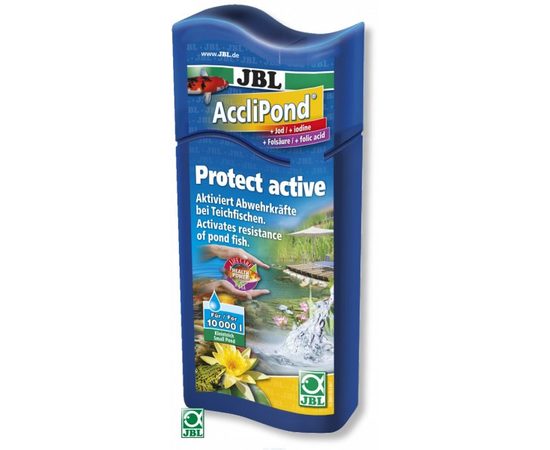 Препарат для защиты прудовых рыб при акклиматизации и для уменьшения стрессов JBL AccliPond, 500 мл
