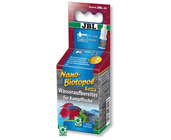 Препарат для подготовки воды в аквариумах с бойцовыми рыбками (петушками) JBL NanoBiotopol Betta, 15 мл