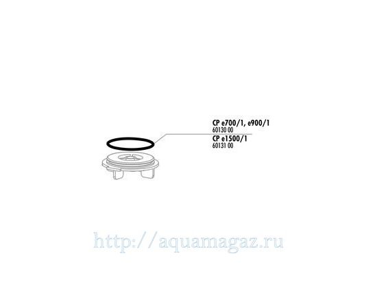 Прокладка крышки роторной камеры для фильтров CristalProfi e JBL impeller cover seal CPe700/1-900/1