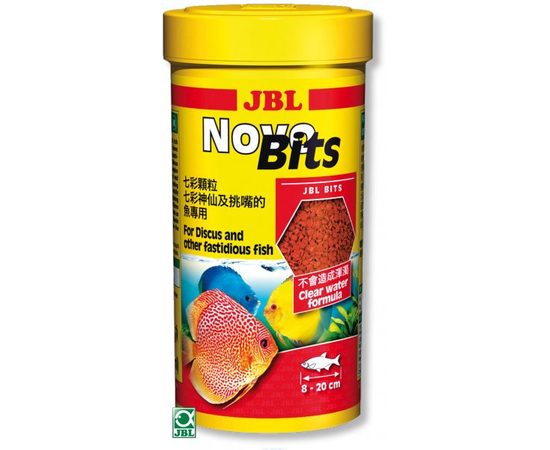 Корм в форме гранул для дискусов и других привередливых тропических рыб JBL NovoBits, 1000 мл 450 г Корм в форме гранул для дискусов и других привередливых тропических рыб JBL NovoBits, 1000 мл 450 г