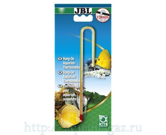 Навесной термометр для аквариумов с толщиной стекла до 10 мм JBL Hang-on Aquarien-Thermometer M