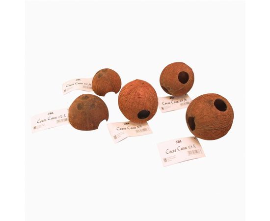 Пещера из целой кожуры кокоса среднего размера JBL Cocos Cava