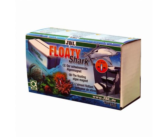 Плавающий магнитный скребок для особо толстых стекл толщиной 20-30 мм JBL Floaty Shark
