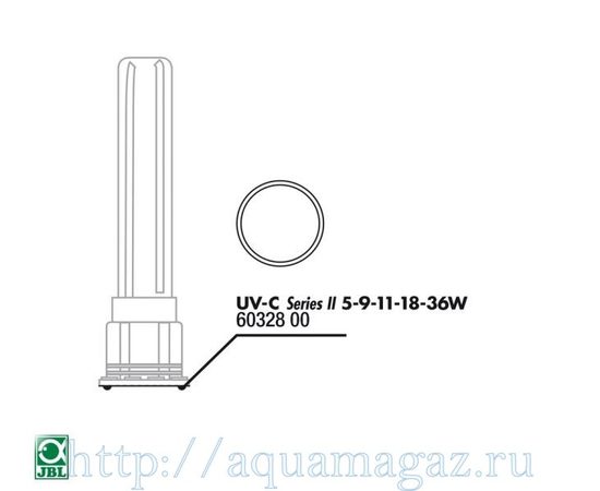 Прокладка кварцевого кожуха для UV-C стерилизаторов 5-36 Вт JBL O-ring for 5-36W connection