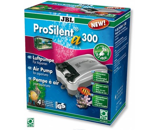 Сверхтихий компрессор 300 л/ч для аквариумов 100-400 литров JBL ProSilent a300