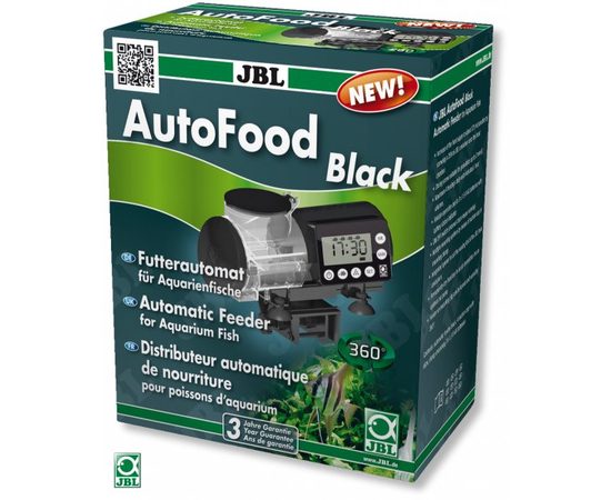 JBL AutoFood BLACK - автоматическая кормушка для аквариумных рыб, черная