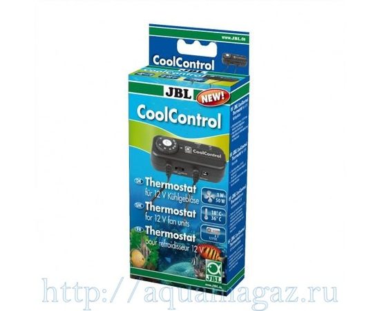 Термоконтроллер для аквариумных вентиляторов JBL Cooler, диапазон регулировки от 18 до 36 °C